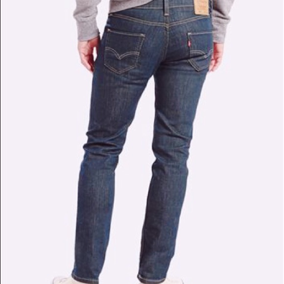 Levi’s Men 511 Skinny Slim Jeans Dark Blue - Picture 6 of 8